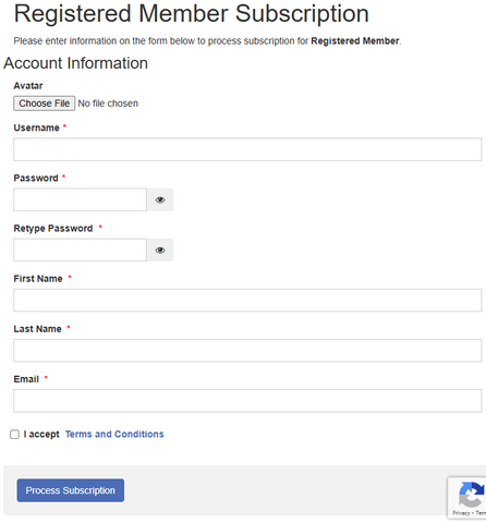 Process Subscription